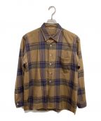 AURALEEオーラリー）の古着「SUPER LIGHT WOOL CHECK SHIRTS　A9AS01LC」｜ベージュ