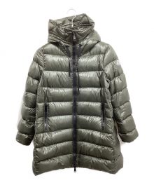 MONCLER（モンクレール）の古着「SUYENダウンコート　代理店有　F20931B20000」｜カーキ