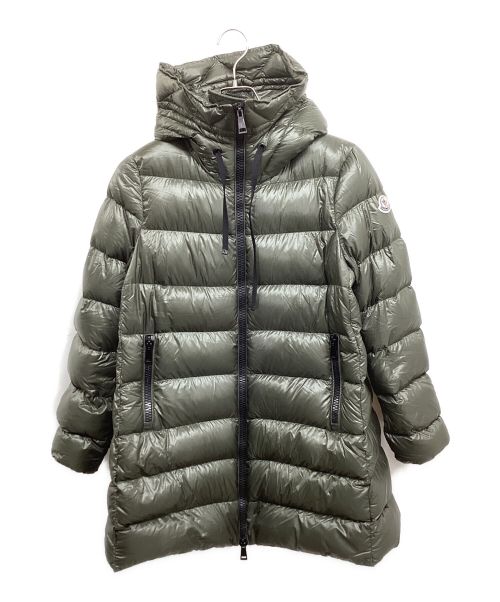 MONCLER（モンクレール）MONCLER (モンクレール) SUYENダウンコート　代理店有　F20931B20000 カーキ サイズ:4の古着・服飾アイテム