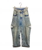 MARTIN MARGIELAマルタン・マルジェラ）の古着「スラッシュディテールデニムパンツ S51LA0051 S30513 Slash Jeans」｜インディゴ