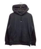 SUPREMEシュプリーム）の古着「micro Logo Hooded Sweatshirt　19AW」｜ブラック