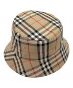 BURBERRYバーバリー）の古着「PANEL BUCKET HAT 8026927 ノバチェック」｜ベージュ