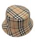 BURBERRY（バーバリー）の古着「PANEL BUCKET HAT 8026927 ノバチェック」｜ベージュ