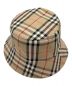 BURBERRY (バーバリー) PANEL BUCKET HAT 8026927 ノバチェック ベージュ：19000円