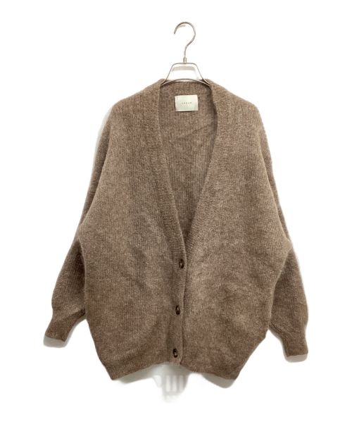 ARGUE（アーギュ）ARGUE (アーギュ) GRANPA CARDIGAN グランパカーディガン モヘヤカーディガン  AR21AW-AP19 ベージュ サイズ:FREEの古着・服飾アイテム