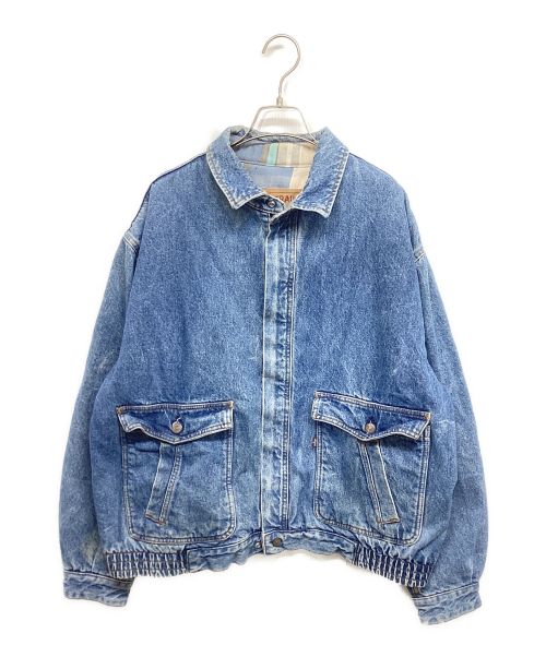 LEVI'S（リーバイス）LEVI'S (リーバイス) チェックネルライナー デニムジャケット 75069-0214 ブルー サイズ:XLの古着・服飾アイテム