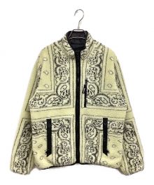 SUPREME（シュプリーム）の古着「Reversible Bandana Fleece Jacket　19FW」｜ベージュ