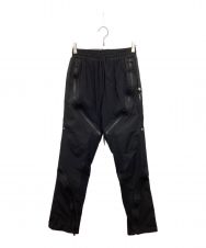 UNDERMYCAR (アンダーマイカー) TWISTED ZIP LINE TAPING PANTS / ツイステッドジップラインテーピングパンツ / 22FWUMCLGBB1 ブラック サイズ:1