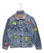 LEVI'S×SUPER MARIOリーバイス×スーパーマリオ）の古着「SUPER MARIOコラボデニムジャケット / 77380-0016」｜インディゴ