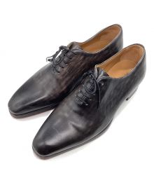 MAGNANNI（マグナーニ）の古着「パティーヌ ホールカットシューズ ドレスシューズ 20152」｜ブラック