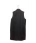 MM6 Maison Margiela (エムエムシックス メゾンマルジェラ) Black Sleeveless Button-Up Dress　24SS　S62DG0016 S30653 ブラック サイズ:42：30000円