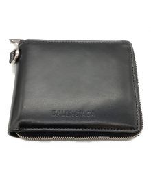 BALENCIAGA（バレンシアガ）の古着「Essential Small Wallet With Strap 	664043」｜ブラック