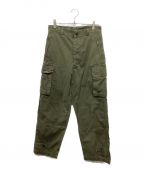 French Militaryフレンチミリタリー）の古着「M-47 Herringbone Twill Trousers 後期型 ヘリンボーンツイルトラウザー」｜カーキ