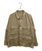 COMOLIコモリ）の古着「KHAKI B.D.Uジャケット　Z01-01028　24SS」｜ベージュ