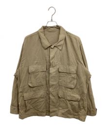 COMOLI（コモリ）の古着「KHAKI B.D.Uジャケット　Z01-01028　24SS」｜ベージュ