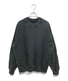 crepuscule（クレプスキュール）の古着「EXCLUSIVE crepuscule Stonewash Sweat / ストーンウォッシュスウェット　2401-036」｜グレー