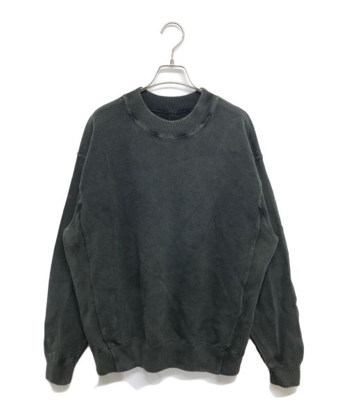 crepuscule（クレプスキュール）crepuscule (クレプスキュール) EXCLUSIVE crepuscule Stonewash Sweat / ストーンウォッシュスウェット　2401-036 グレー サイズ:2の古着・服飾アイテム