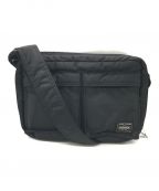 PORTERポーター）の古着「TANKER SHOULDER BAG(S) 622-76963 タンカーショルダーバッグ」｜ブラック