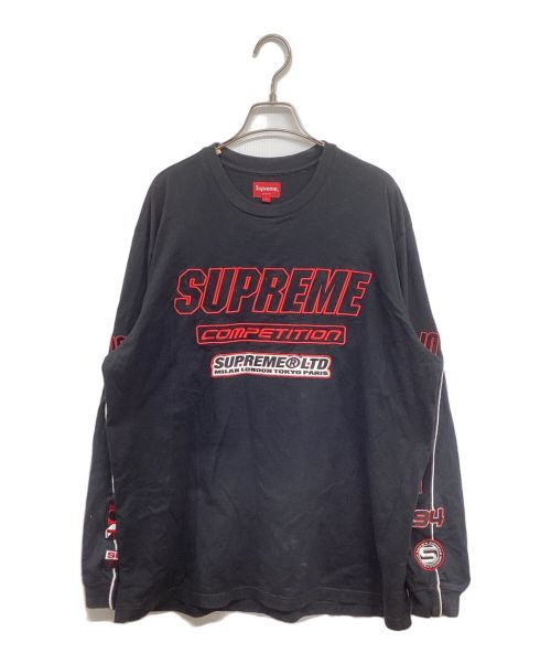 SUPREME（シュプリーム）SUPREME (シュプリーム) Competition L/S Top 22SS コンペティションロングスリーブカットソー ブラック サイズ:Lの古着・服飾アイテム