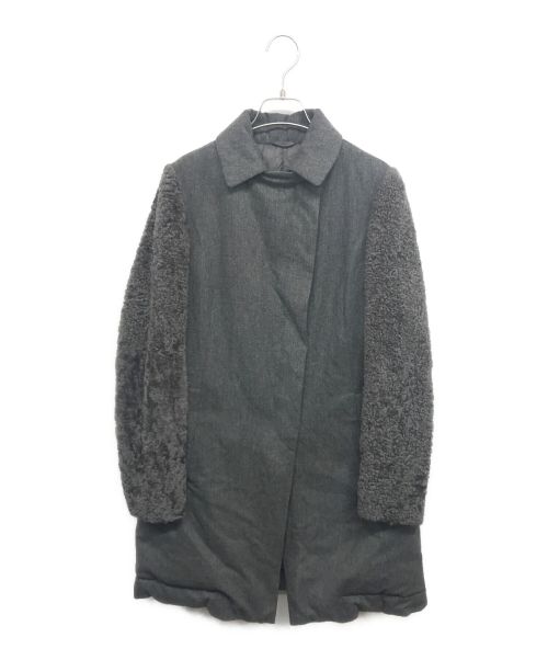 BRUNELLO CUCINELLI（ブルネロクチネリ）BRUNELLO CUCINELLI (ブルネロクチネリ) カシミヤダウンコート DE51444 グレー サイズ:40の古着・服飾アイテム