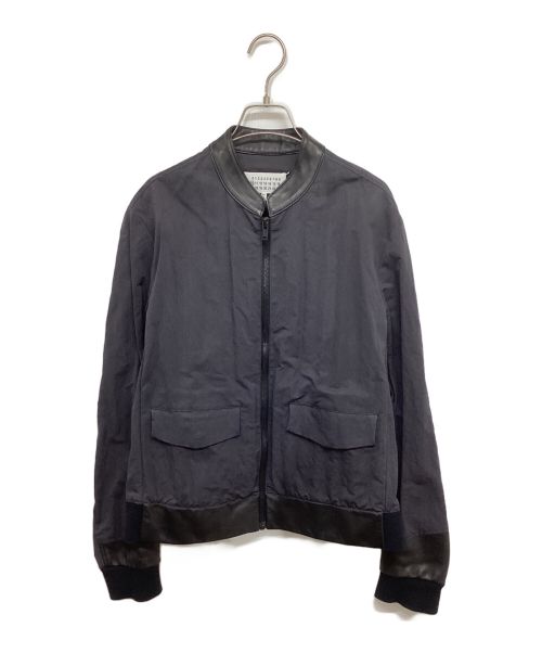 Maison Margiela（メゾンマルジェラ）Maison Margiela (メゾンマルジェラ) Bomber Jacket 15SS S30AM0302 S43485 ブラック サイズ:48の古着・服飾アイテム