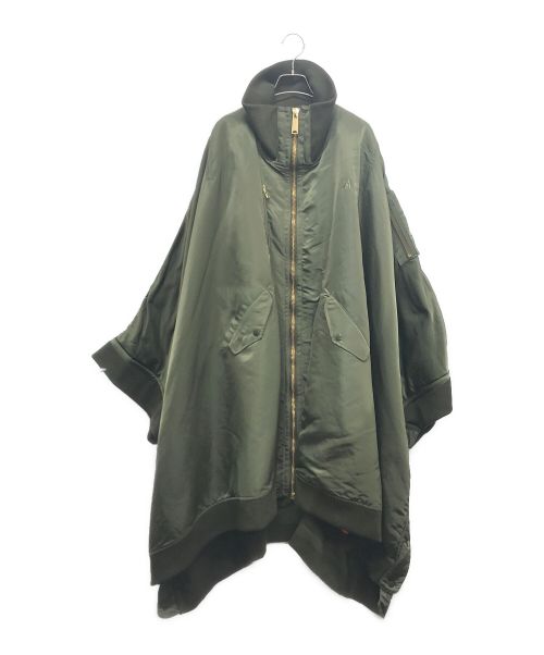 AMBUSH（アンブッシュ）AMBUSH (アンブッシュ) MA-1オーバーサイズコート AMBOT-105 グリーン サイズ:1の古着・服飾アイテム