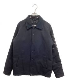 New Era×YOHJI YAMAMOTO（ニューエラ×ヨウジヤマモト）の古着「Wool Coach Jacket HR-Y30-145 ウールコーチジャケット」｜ブラック