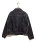 GUELL (グエル) Insideout black Denim Jacket インサイドアウトデニムジャケット ブラック サイズ:L：20000円