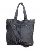 PORTERポーター）の古着「2WAY TOTE BAG / 622-76673」｜ブラック