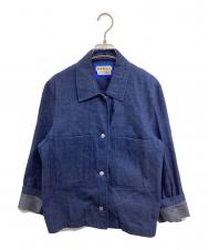 Acne Studios Bla Konst (アクネステュディオスブロコンスト) MAP KY UNWASHED INDIGO インディゴ サイズ:34