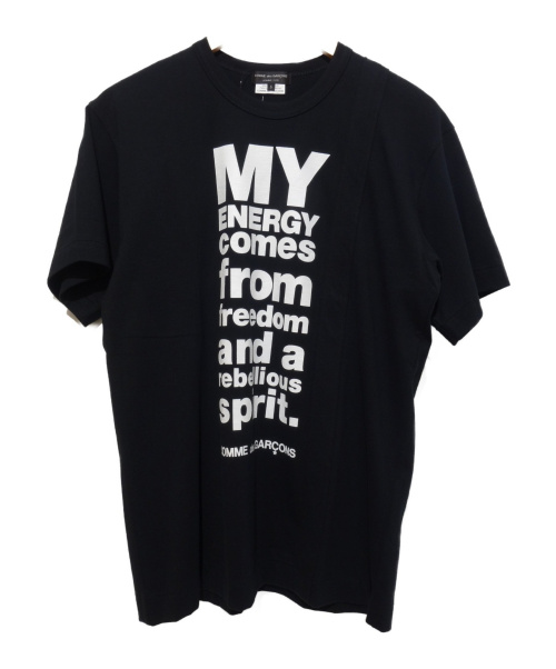 中古 古着通販 Comme Des Garcons Homme Plus コムデギャルソンオムプリュス プリントtシャツ ブラック サイズ S 未使用品 ブランド 古着通販 トレファク公式 Trefac Fashion