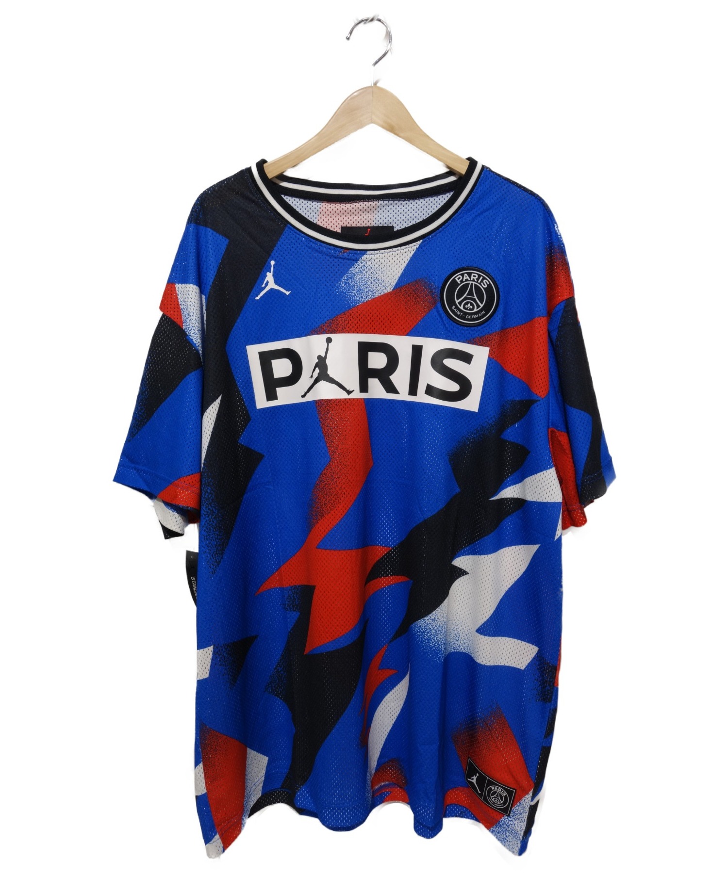 中古 古着通販 Nike ナイキ Psg X Jordan Mesh Top ゲームシャツ ブルー サイズ Xl 未使用品 日本未発売カラー ブランド 古着通販 トレファク公式 Trefac Fashion