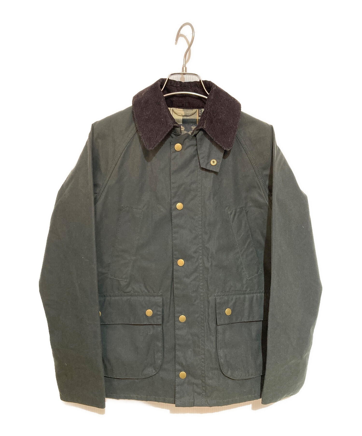 Barbour (バブアー) BEADNELL ビデイル ワックス ジャケット セージグリーン サイズ:EU:34　UK:8