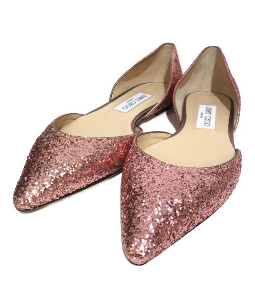 中古・古着通販】JIMMY CHOO (ジミーチュウ) ESTHER FLATグリッター