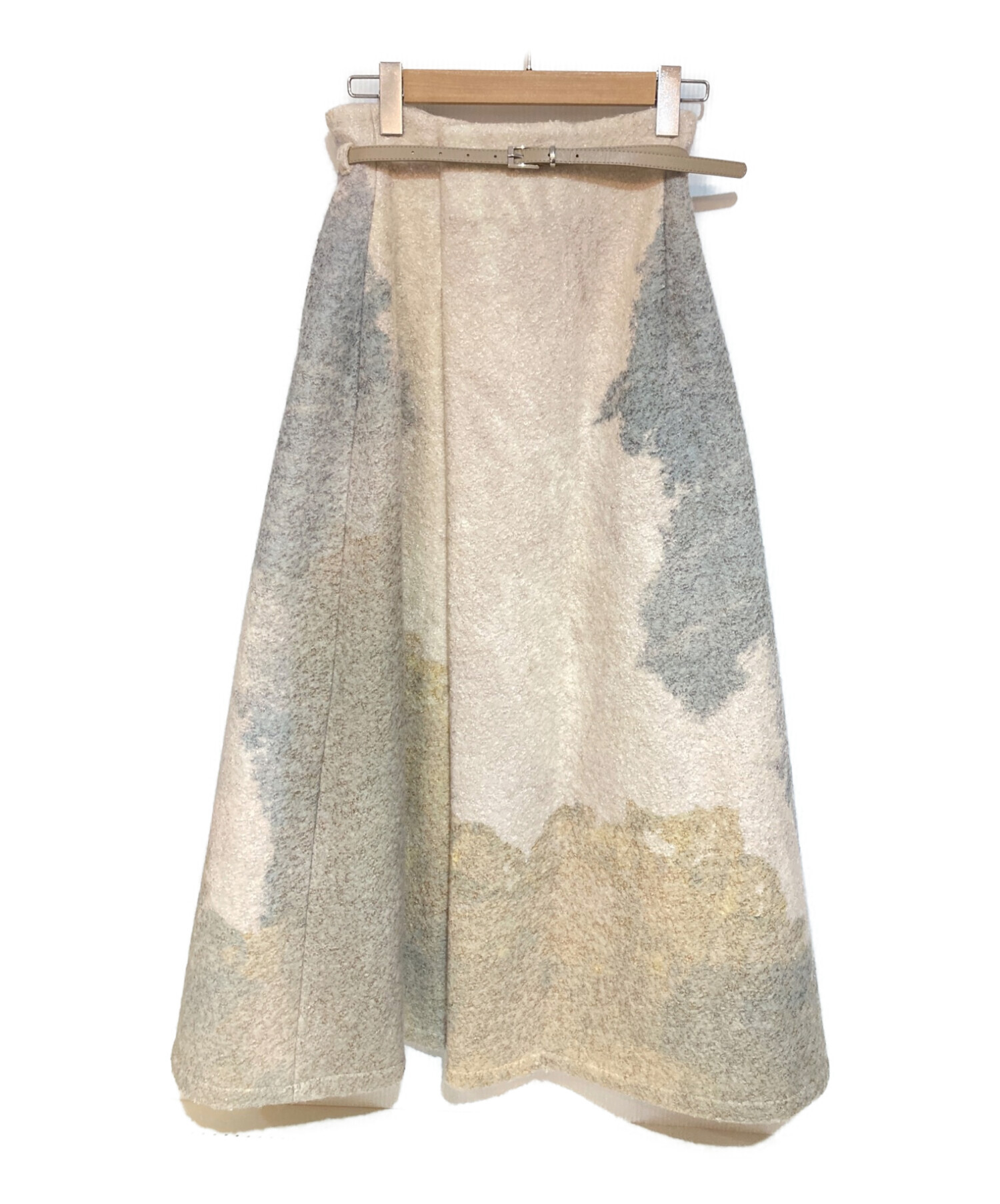 新品 AMERI ANDREA ABSTRACT PAINT SKIRT-