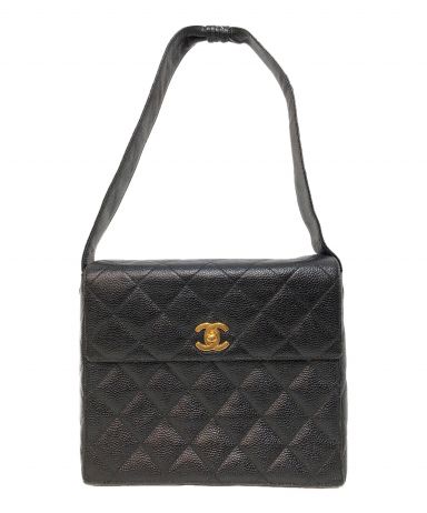 中古・古着通販】CHANEL (シャネル) ココマーク キャビアスキン