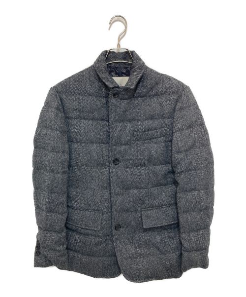 MONCLER（モンクレール）MONCLER (モンクレール) RODIN テーラード型ウールダウンジャケット ブラック サイズ:1の古着・服飾アイテム