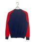 maison kitsune (メゾンキツネ) バイカラーカーディガン レッド サイズ:M：12800円