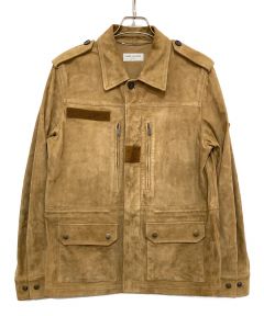 中古・古着通販】YOKE (ヨーク) Suede Trucker Jacket ブラック サイズ