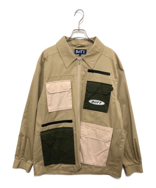 BoTT（ボット）BoTT (ボット) Multi Pocket Jacket ベージュ サイズ:Lの古着・服飾アイテム