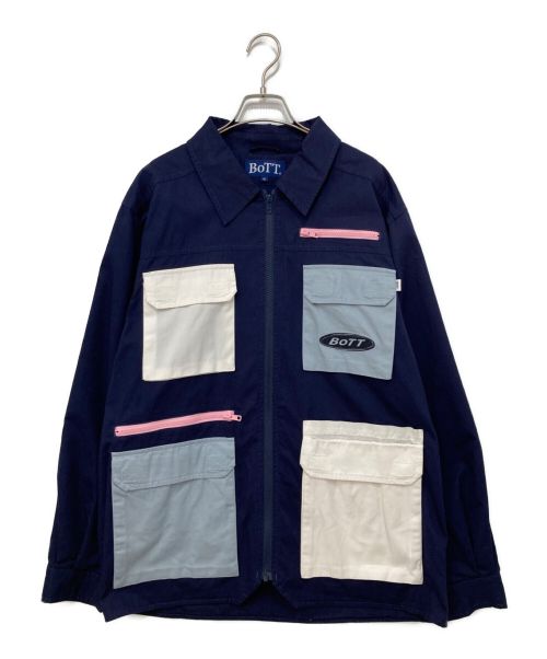 BoTT（ボット）BoTT (ボット) Multi Pocket Jacket ネイビー サイズ:XLの古着・服飾アイテム