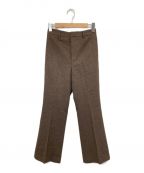 AURALEEオーラリー）の古着「SUPER MILLED SHETLAND WOOL SLACKS」｜ブラウン