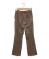 AURALEE (オーラリー) SUPER MILLED SHETLAND WOOL SLACKS ブラウン サイズ:1：13800円