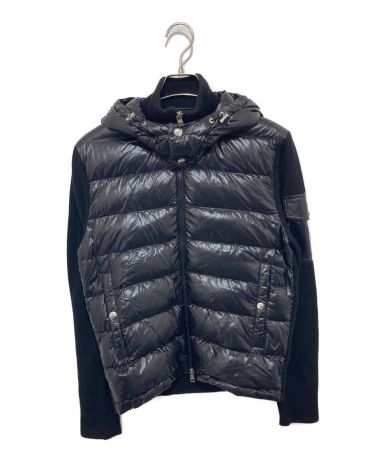 中古・古着通販】MONCLER (モンクレール) ニット切替ダウンジャケット