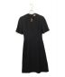 BURBERRY LONDON（バーバリー ロンドン）の古着「Silk wool blend half sleeves dress」｜ブラック