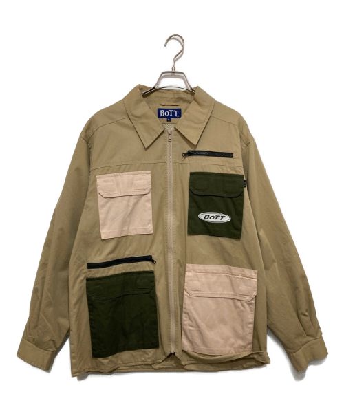 BoTT（ボット）BoTT (ボット) Multi Pocket Jacket ベージュ サイズ:XLの古着・服飾アイテム