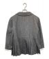 epine (エピヌ) pleats frill jacket グレー サイズ:記載無し：7800円