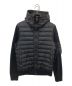 MONCLER（モンクレール）の古着「切替ニットジャケット」｜ブラック