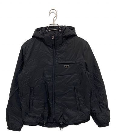 中古・古着通販】PRADA (プラダ) RE NYLON パファージャケット/ダウンジャケット ブラック サイズ:48｜ブランド・古着通販  トレファク公式【TREFAC FASHION】スマホサイト