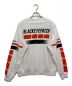 BlackEyePatch (ブラックアイパッチ) RACING CREW SWEAT ホワイト サイズ:L 未使用品：9000円